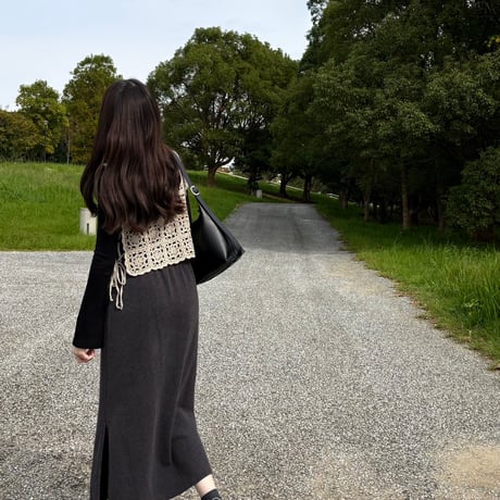 編み図のみ：Motif vest(モチーフベスト)