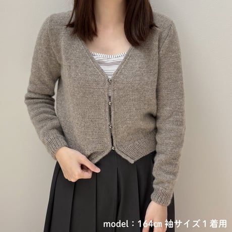 編み図のみ：V-Line Cardigan(ブイラインカーディガン)