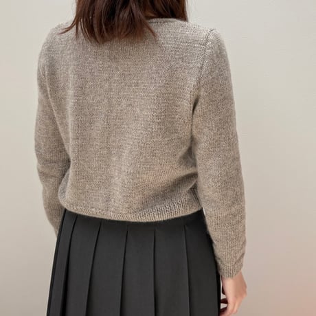 編み図のみ：V-Line Cardigan(ブイラインカーディガン)