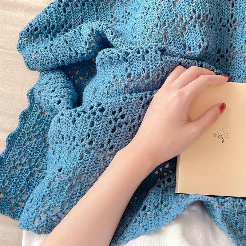 編み図のみ：Blanket(ブランケット) | natsuki knit.