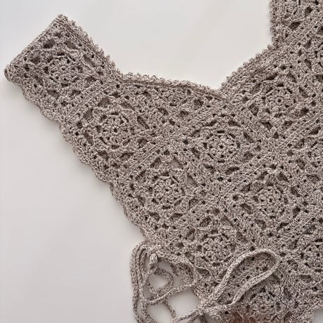 編み図のみ：Motif vest(モチーフベスト)
