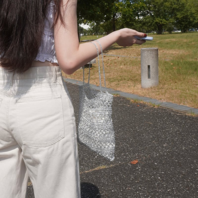 バッグ Natsuki 編み図のみ：Twinkle bag(トゥインクルバッグ) | natsuki knit.