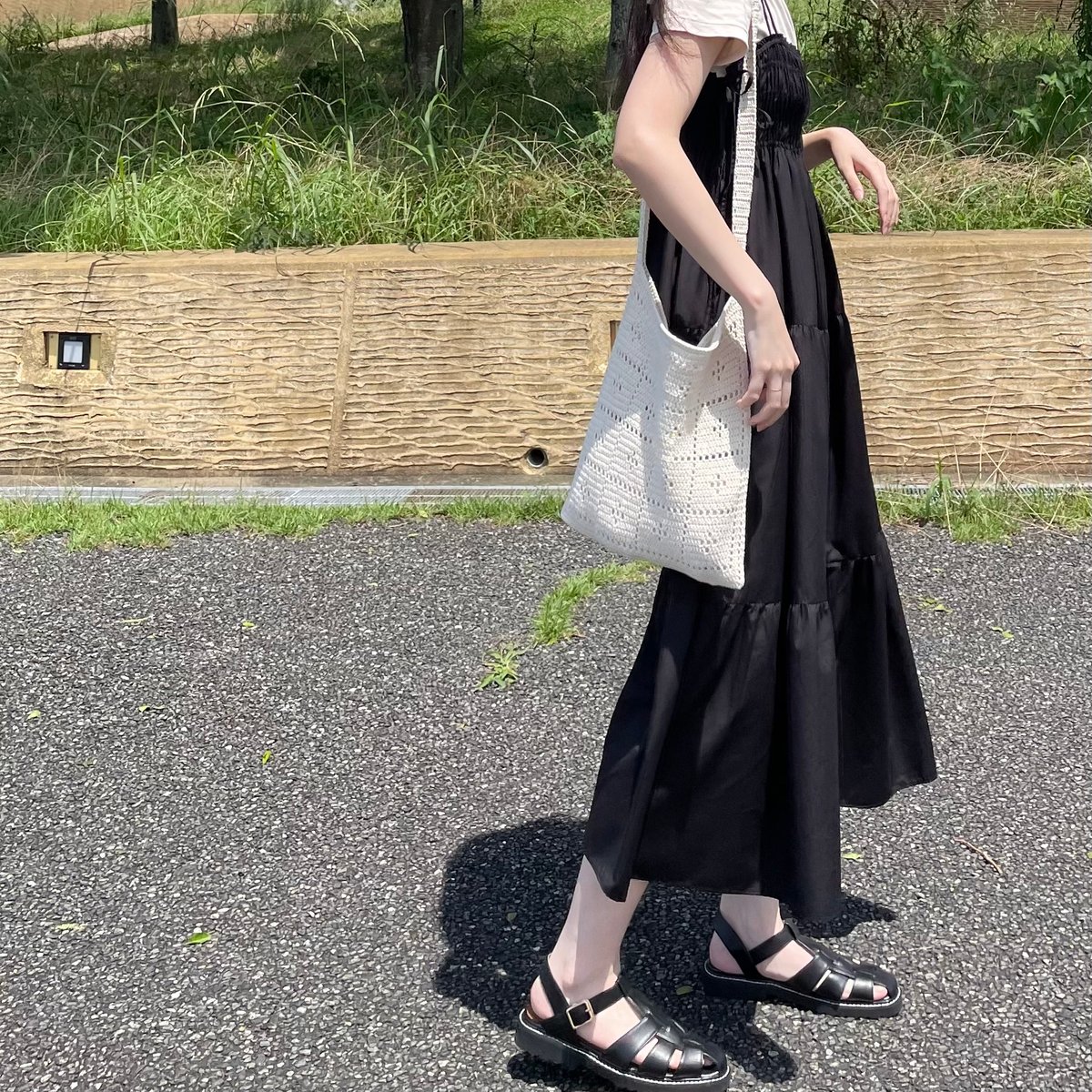 編み図のみ：Shoulder bag-square pattern(ショルダーバッグ-スクエア
