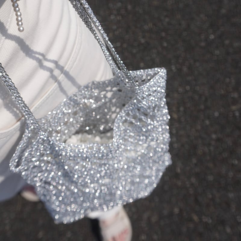 編み図のみ：Metal net bag(メタルネットバッグ) | natsuki knit.