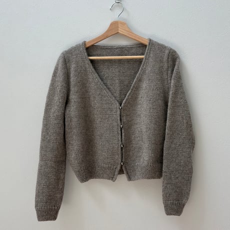編み図のみ：V-Line Cardigan(ブイラインカーディガン)