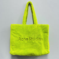 "Acne Studios" Furry Logo Shoulder Tote Bag