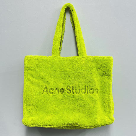 "Acne Studios" Furry Logo Shoulder Tote Bag