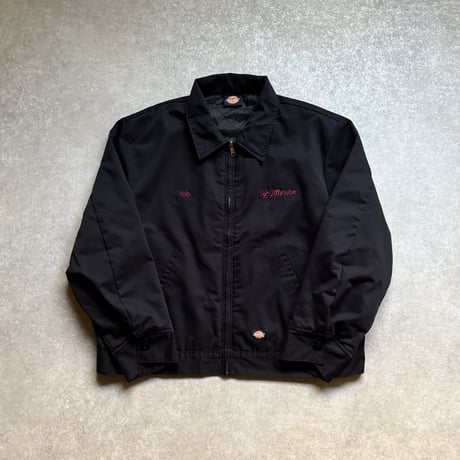 10's "Dickies"「jiffy lube Staff Jacket」 Eisenhower Quilt Lined Work Jacket(2XL)