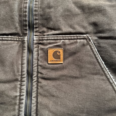 00's "carhartt" Duck Boa Vest(M)
