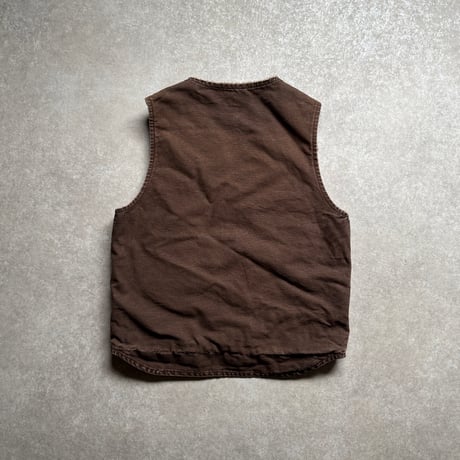 00's "carhartt" Duck Boa Vest(M)