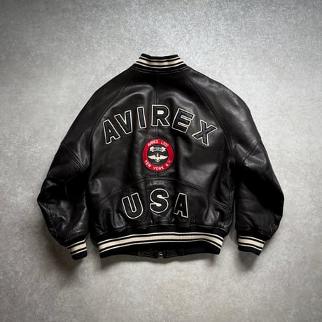 "AVIREX" AVIREX USA Varsity Jacket (XS)
