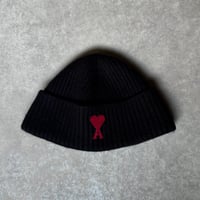 "AMI Paris" Logo Knit Cap イタリア製