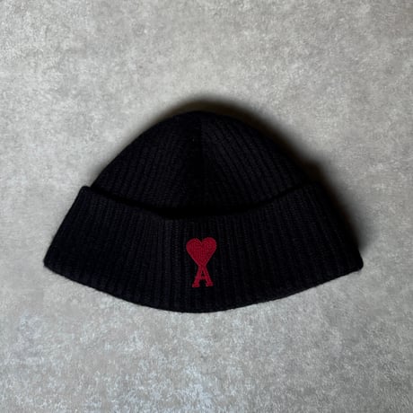 "AMI Paris" Logo Knit Cap イタリア製