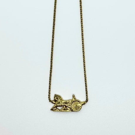 80's "CELINE" Carriage Necklace