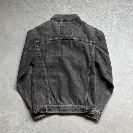90's "Levi's" 70503-02 Black Denim Jacket (M)
