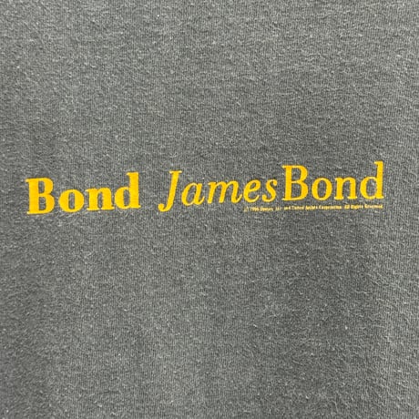 90's "007 GOLDENEYE" 'Bond JamesBond' Movie Tee(XL)