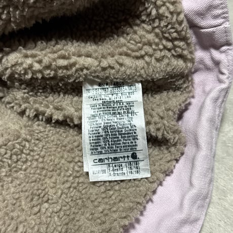 10's メキシコ製 "carhartt" 'Pink' Sierra Jaket (XL)