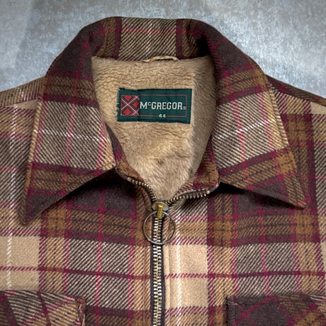 70's "McGREGOR" Wool Sherpa Jacket (44)