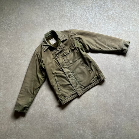 70-80's "US NAVY" A-2 Deck Jacket (SMALL)