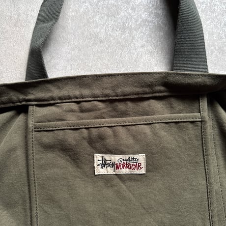 "STUSSY" Canvas XL Tote Bag
