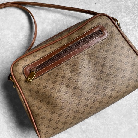 70-80's "GUCCI" GG Shoulder Bag