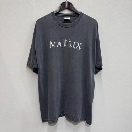 90's "THE MATRIX" Movie Logo Tee(XL)