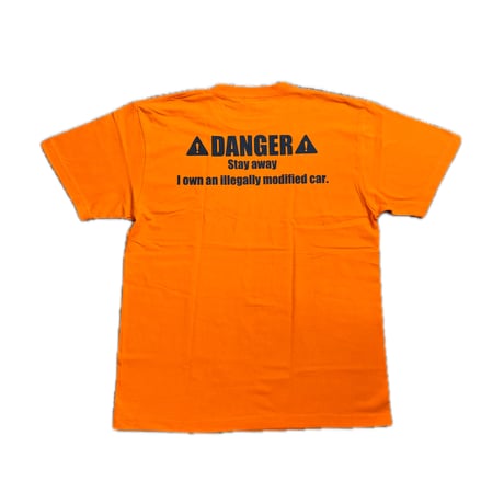 DANGER S/S SHIRT ORANGE