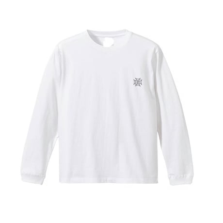 ホワイト アイアンクロスロングスリーブTee
