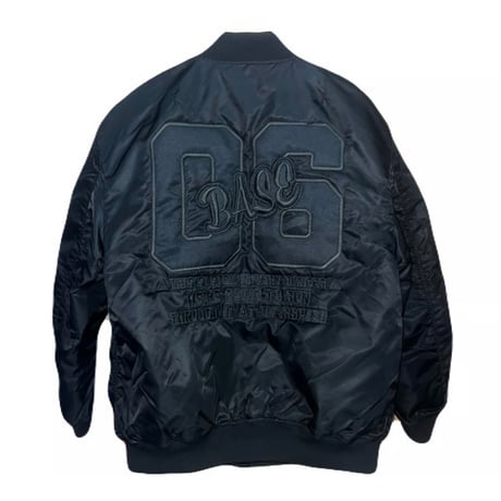 【予約販売】06BASE MA-1 BLACK×BLACK