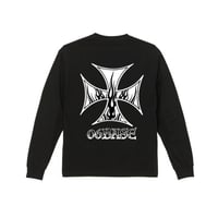 ブラック アイアンクロスロングスリーブTee
