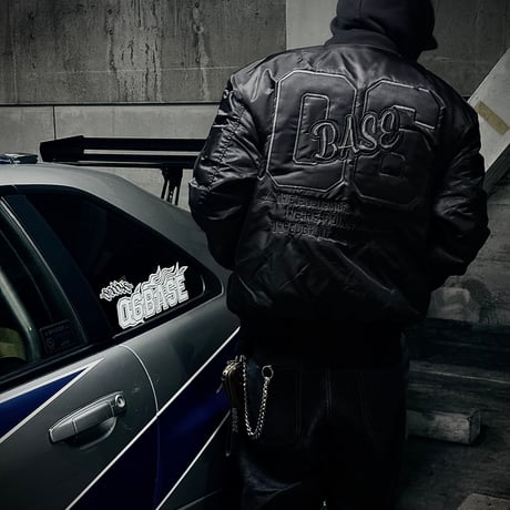【予約販売】06BASE MA-1 BLACK×BLACK