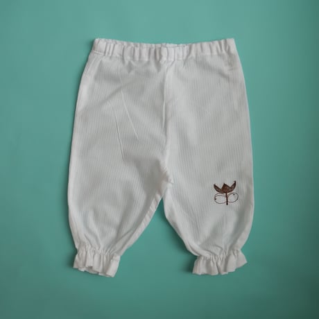 growing pants <90-110cm>【white】