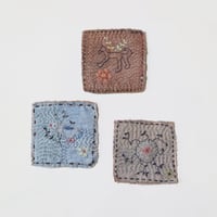 【kan.】草木染め刺繍布もの