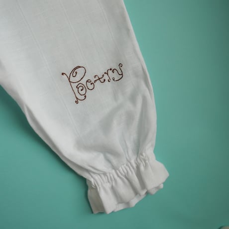 growing pants <90-110cm>【white】