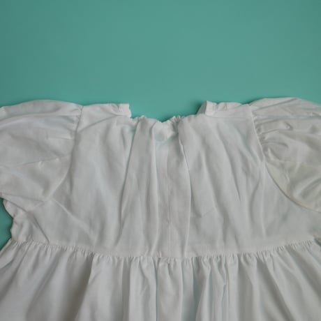 growing dress <110-130cm>【white】