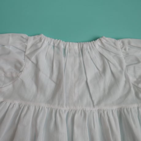 growing dress <80-100cm>【white】