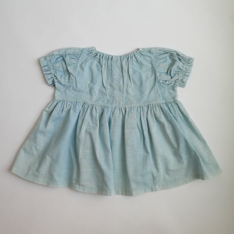 growing dress <80-100cm>【blue green】