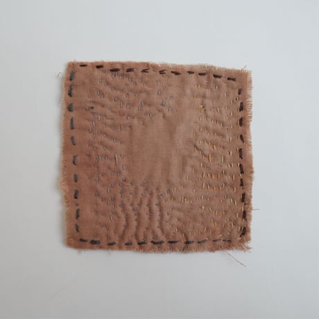 【kan.】草木染め刺繍布もの