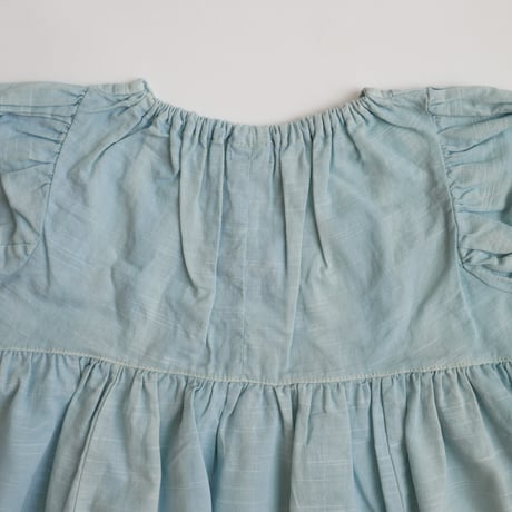 growing dress <80-100cm>【blue green】