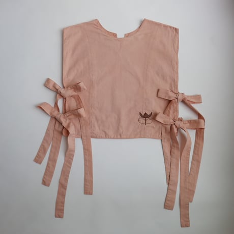 canvas ribbon vest