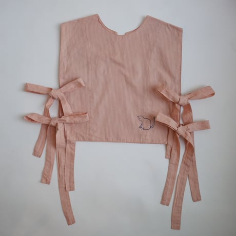 canvas ribbon vest