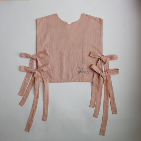 canvas ribbon vest