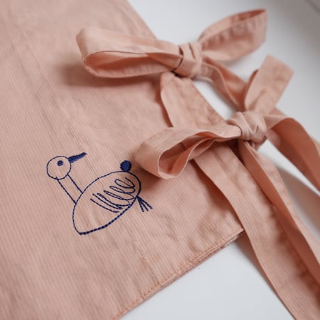 canvas ribbon vest