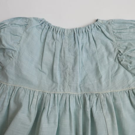 growing dress <80-100cm>【blue green】