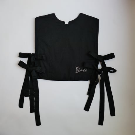 canvas ribbon vest