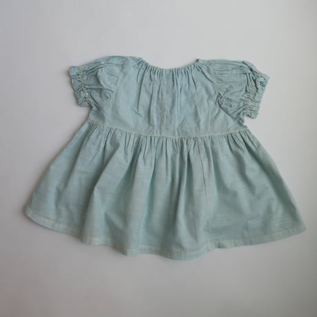 growing dress <80-100cm>【blue green】