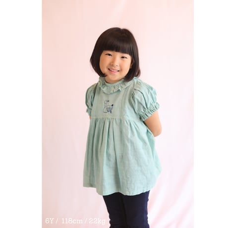 growing dress <110-130cm>【coral pink】
