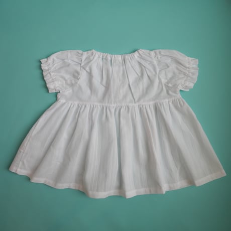 growing dress <80-100cm>【white】