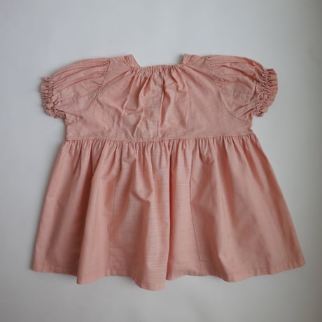 growing dress <110-130cm>【coral pink】