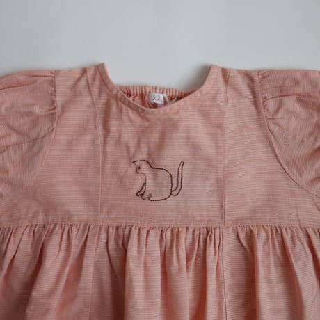 growing dress <110-130cm>【coral pink】